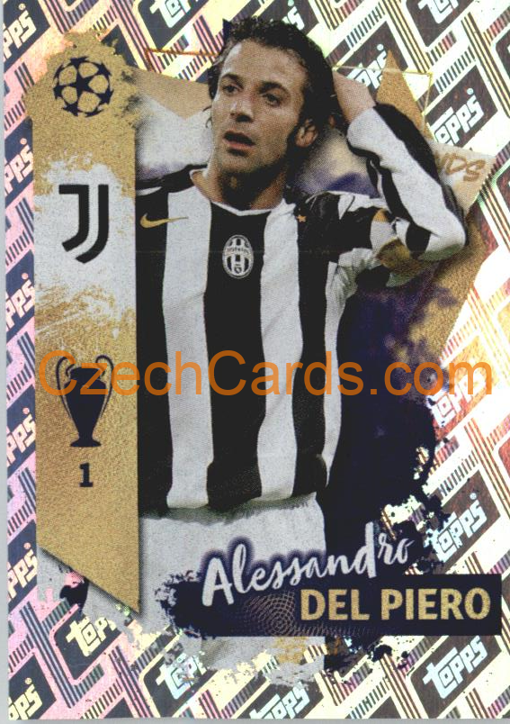 FOOTBALL/SOCCER | Alessandro Del Piero 2022/23 Topps UCL Sticker