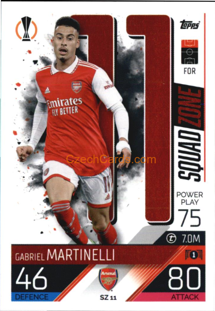 Arsenal FC Gabriel Martinelli SoccerStarz Football Figurine