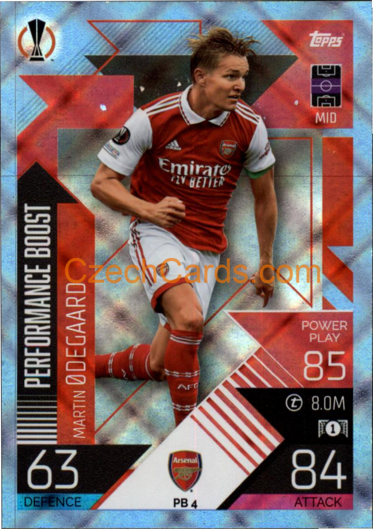 Football Soccer Martin Degaard Arsenal Match Attax Extra