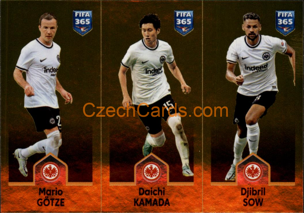 Football Soccer Mario G Tze Daichi Kamada Djibril Sow Panini