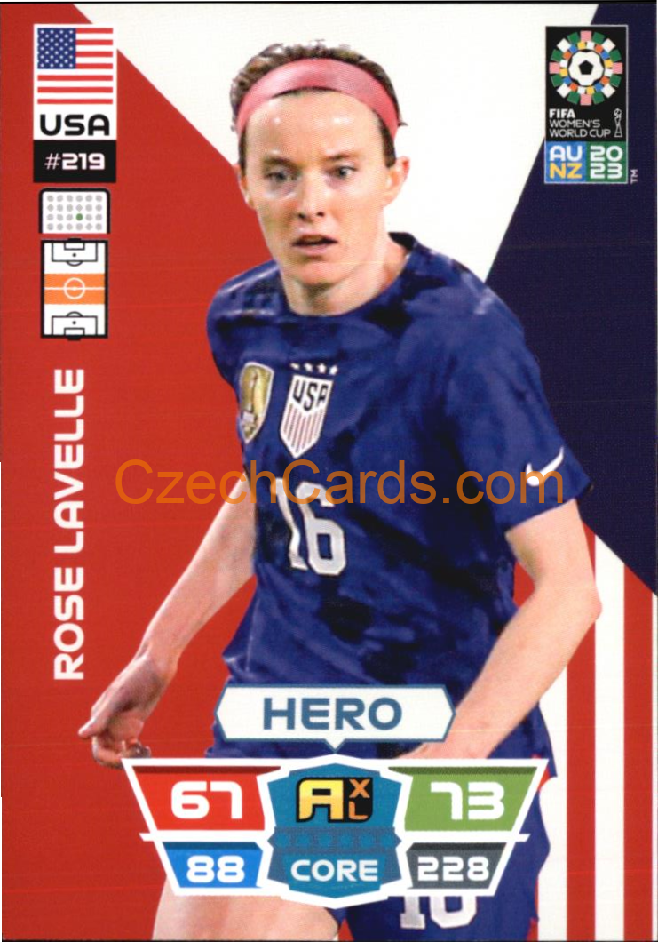 FOOTBALL SOCCER Rose Lavelle 2023 Panini FIFA Women S World Cup