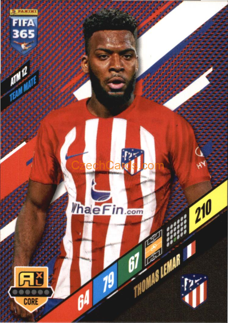 FOOTBALL/SOCCER Thomas Lemar 2024 Panini FIFA 365 Adrenalyn XL ATM12