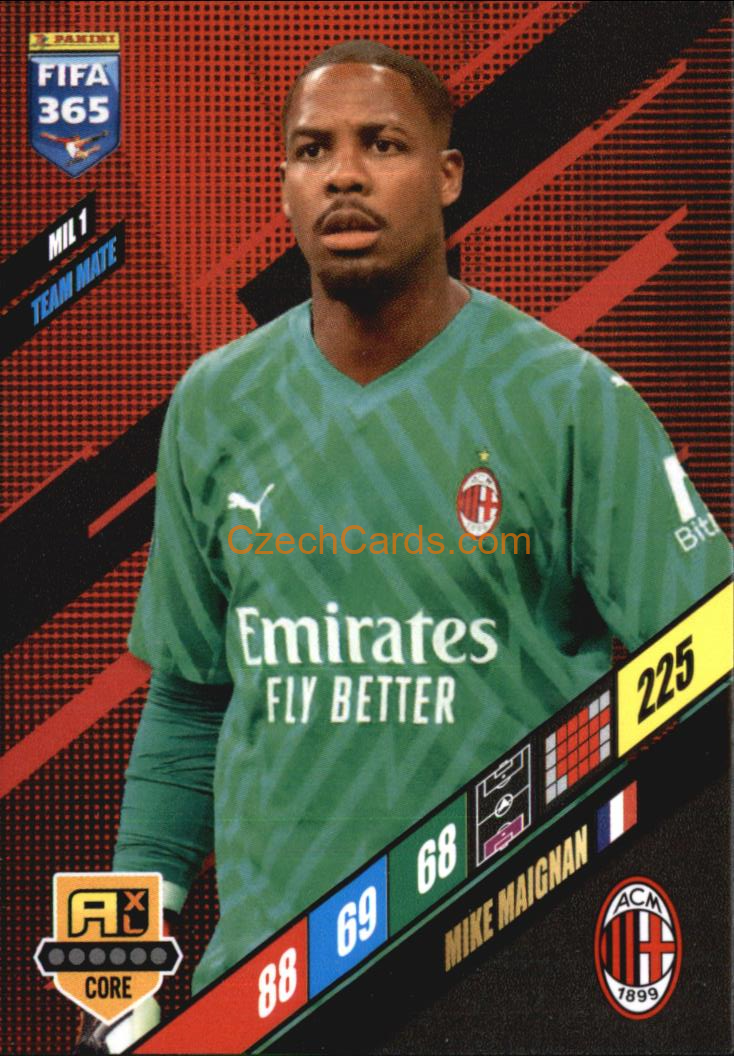 FOOTBALL SOCCER Mike Maignan 2024 Panini FIFA 365 Adrenalyn XL MIL1