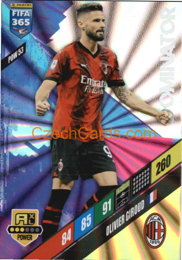 FOOTBALL SOCCER Olivier Giroud 2024 Panini FIFA 365 Adrenalyn XL