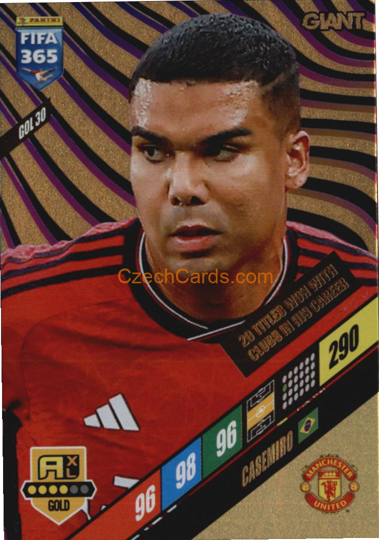 FOOTBALL/SOCCER Casemiro 2024 Panini FIFA 365 Adrenalyn XL Giant