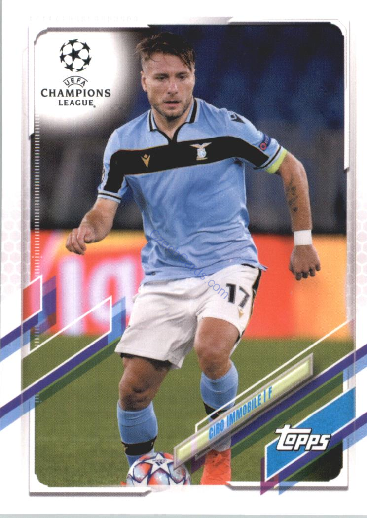 FOOTBALL SOCCER Ciro Immobile 2020 21 Topps UCL Japan edition