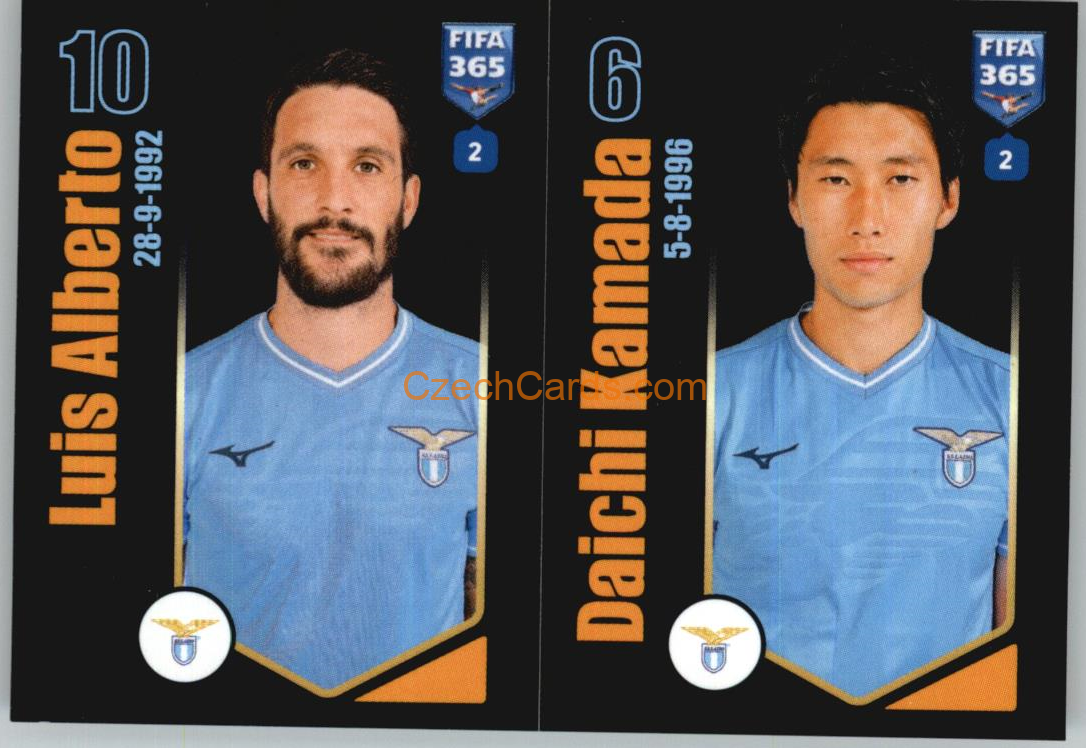 FOOTBALL SOCCER Luis Alberto Daichi Kamada 2024 Panini Fifa 365