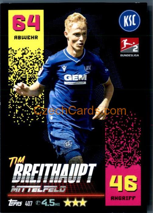 Football Soccer Tim Breithaupt Topps Match Attax Bundesliga Czechcards Com