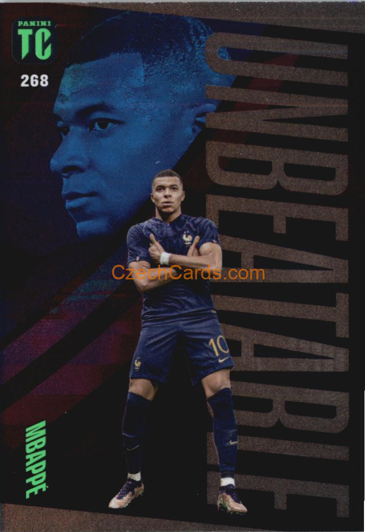 FOOTBALL SOCCER Kylian Mbappé 2024 Panini Top Class Unbeatable 268