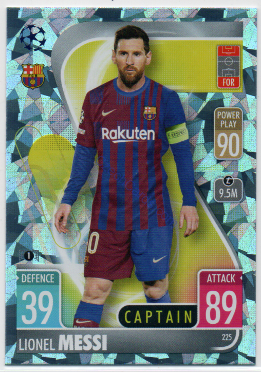 FOOTBALL/SOCCER | Lionel Messi Topps Match Attax 2021/22 Crystal 