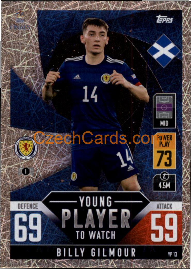 FOOTBALL/SOCCER | Billy Gilmour 2022/23 Match Attax 101 Young Player # ...