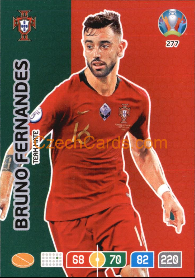 FOOTBALL/SOCCER | Bruno Fernandes Adrenalyn EURO 2020 #277 | Czechcards ...