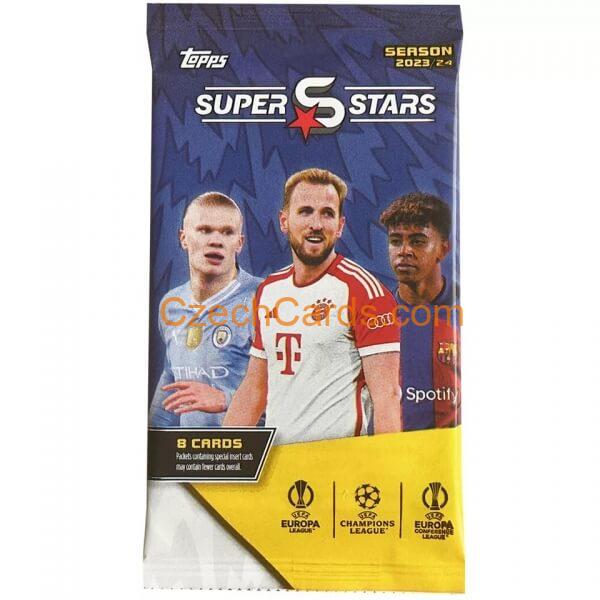  2023/24 Topps UEFA Superstars Booster pack - balíček