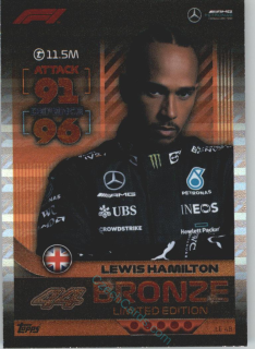 Lewis Hamilton (Mercedes-AMG) 2022 Turbo Attax #LE 4B