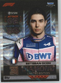 Esteban Ocon (Alpine) 2022 Turbo Attax #LE 15D