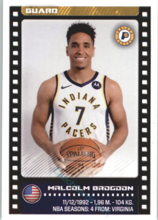 Malcolm Brogdon 2019/20 Panini sticker Euro ed. #123