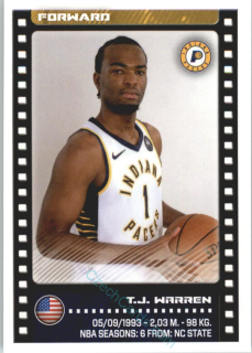 T.J.Warren 2019/20 Panini sticker Euro ed. #130