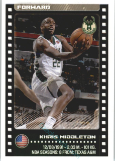 Khris Middleton 2019/20 Panini sticker Euro ed. #156