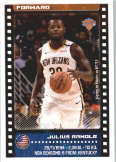 Julius Randle 2019/20 Panini sticker Euro ed. #166