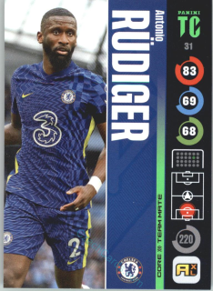 Antonio Rudiger 2021-22 Top Class #31