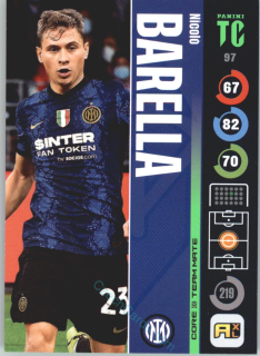 Nicolò Barella 2021-22 Top Class #97