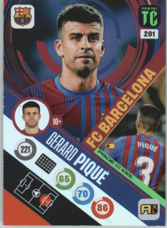 Gerard Piqué 2021-22 Top Class Idol #201