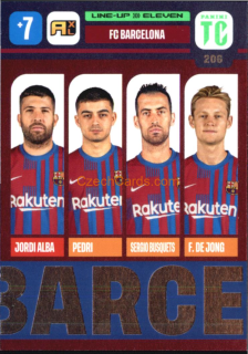 FC Barcelona 2021-22 Top Class Eleven #206 Pedri