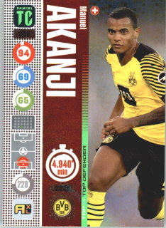 Manuel Akanji 2021-22 Top Class Top Defenders #293