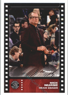 Nick Nurse (head coach) 2019/20 Panini sticker Euro ed. #209