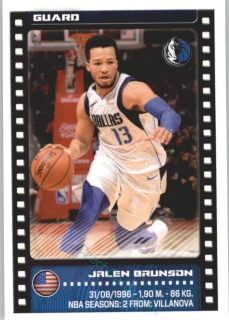 Jalen Brunson 2019/20 Panini sticker Euro ed. #228