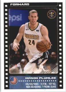 Mason Plumlee 2019/20 Panini sticker Euro ed. #246