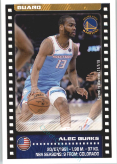 Alec Burks 2019/20 Panini sticker Euro ed. #253