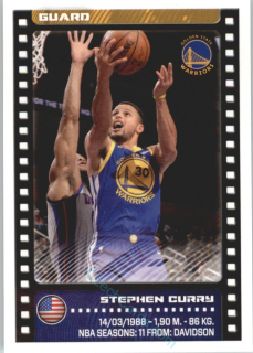 Stephen Curry 2019/20 Panini sticker Euro ed. #255