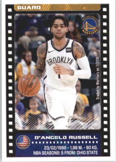 D'Angelo Russell 2019/20 Panini sticker Euro ed. #259