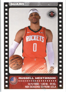 Russell Westbrook 2019/20 Panini sticker Euro ed. #273