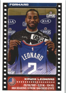 Kawhi Leonard 2019/20 Panini sticker Euro ed. #282