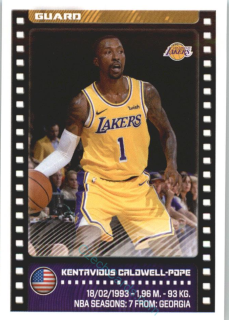 Kentavious Caldwell-Pope 2019/20 Panini sticker Euro ed.#292