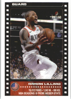 Damian Lillard 2019/20 Panini sticker Euro ed. #374