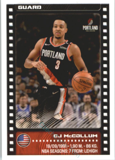 CJ McCollum 2019/20 Panini sticker Euro ed. #375