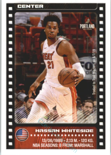 Hassan Whiteside 2019/20 Panini sticker Euro ed. #377