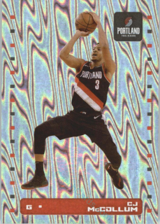 CJ McCollum 2019/20 Panini sticker Euro ed. foil #379