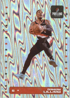 Damian Lillard 2019/20 Panini sticker Euro ed. foil #380