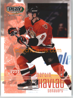 Martin Havlat 2001/02 UD Play Makers #9