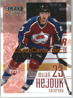 Milan Hejduk 2001/02 UD Play Maker #24