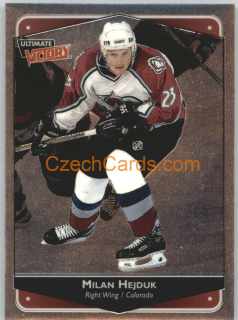 Milan Hejduk 1999/00 UD Ultimate Victory #22