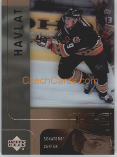 Martin Havlat 2001/02 UD Ice #31