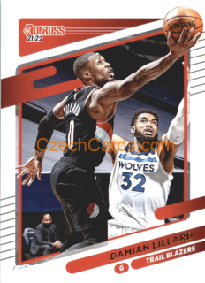 Damian Lillard 2021-22 Donruss Basketball #96