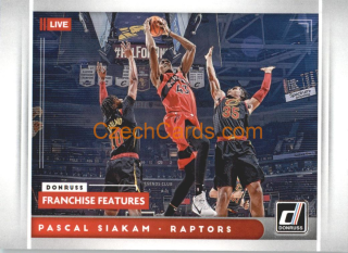 Pascal Siakam 2021-22 Donruss Basketball Franchise Features #9