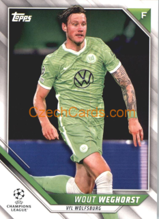 Wout Weghorst 2021/22 Topps UCL #7 