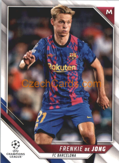 Frenkie de Jong 2021/22 Topps UCL #8 